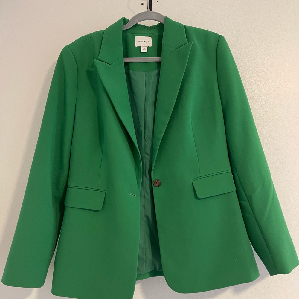 COPY - NINE WEST - Green oversized blazer